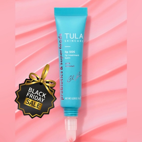 TULA SKINCARE LIP SOS LIP BALM PINK COCONUT FOR CHRISTINA MILLIAN. New - Picture 1 of 7